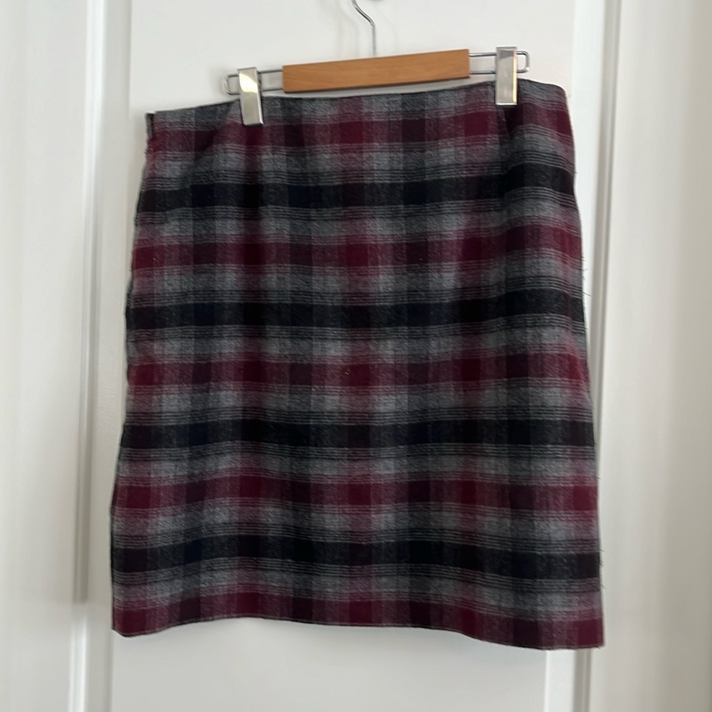 Christian Berg plaid skirt size 12
